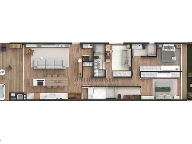 Apartamento com 187m² 3 quartos e 4 banheiros, à venda, no bairro Cacupé em Florianópolis