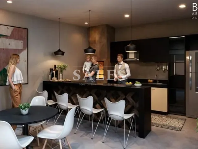 Apartamento com 42m² 2 quartos e 1 banheiro, à venda, no bairro Bom Pastor em São João Nepomuceno
