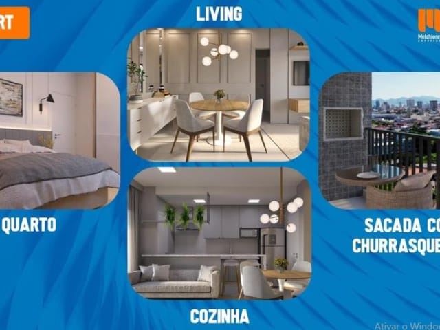 Foto do Apartamento - Apartamento à venda 2 Quartos, 1 Suite, 1 Vaga, 72.58M², Perequê, Porto Belo - SC | SMART Residence | ATO CONSULTORIA IMOBILIARIA