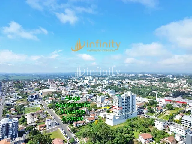 Apartamento com 190m² 3 quartos e 3 banheiros, para alugar, no bairro Centro II Alto de Mafra em Mafra