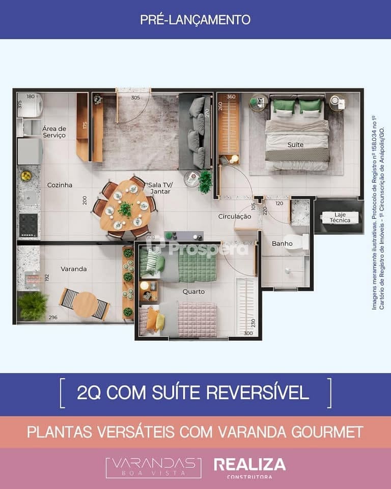 Apartamento, 2 quartos, 50 m² - Foto 1