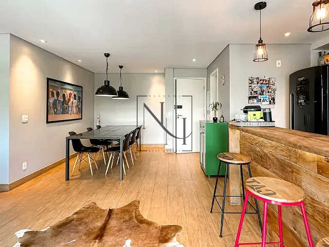 Apartamento com 91m² 2 quartos e 3 banheiros, à venda, no bairro Brooklin Paulista em São Paulo