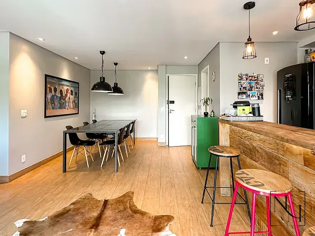 Apartamento com 91m² 2 quartos e 3 banheiros, à venda, no bairro Brooklin Paulista em São Paulo