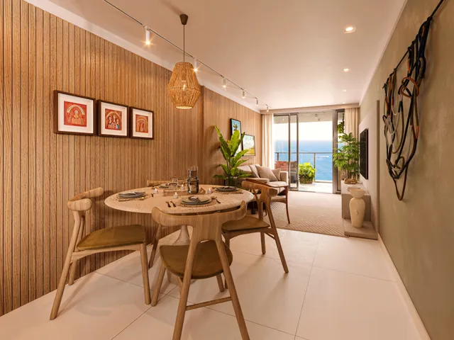 Apartamento 2 quartos e 2 banheiros, à venda, no bairro Areia Dourada em Cabedelo