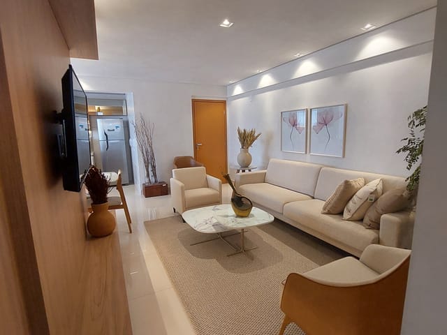 Apartamento 3 quartos e 2 banheiros, à venda, no bairro Vila Rosa em Goiânia
