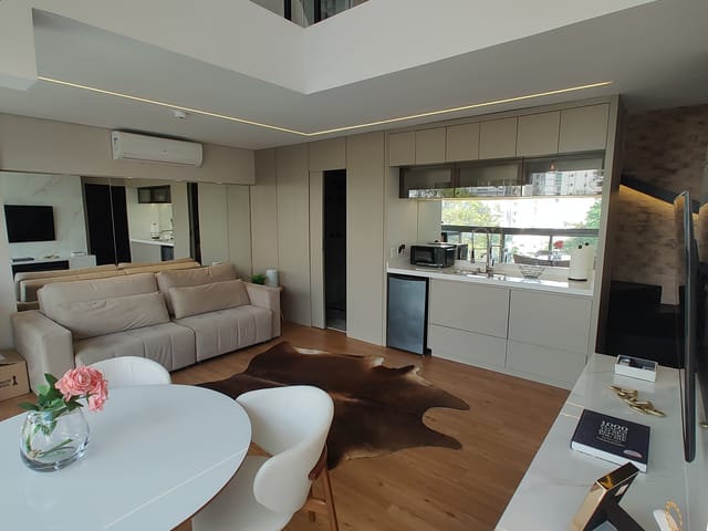 Apartamento 1 quarto e 2 banheiros, à venda, no bairro Pinheiros em São Paulo