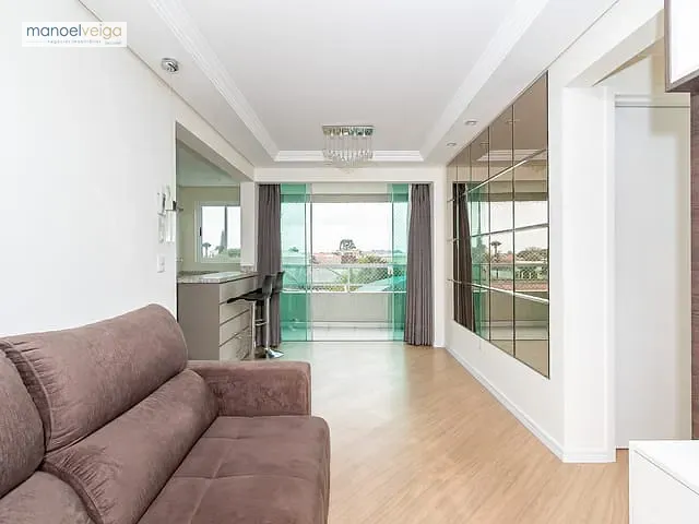 Apartamento com 71m² 2 quartos e 2 banheiros, para alugar, no bairro Capão Raso em Curitiba