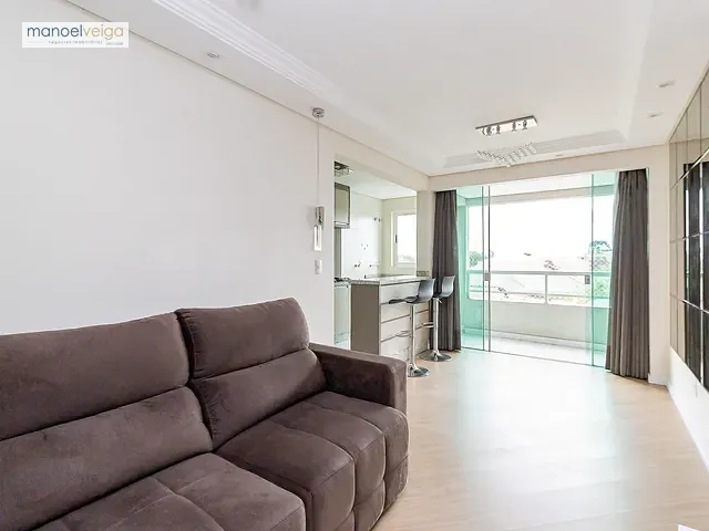 Apartamento com 71m² 2 quartos e 2 banheiros, para alugar, no bairro Capão Raso em Curitiba