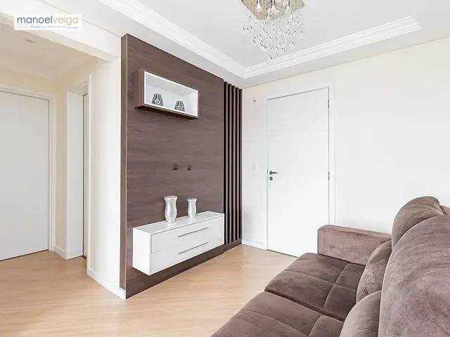 Apartamento com 71m² 2 quartos e 2 banheiros, para alugar, no bairro Capão Raso em Curitiba