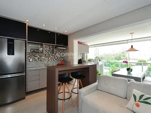 Apartamento com 38m² 1 quarto e 1 banheiro, à venda, no bairro Brooklin em São Paulo