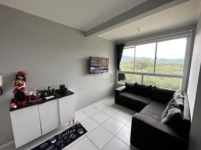 Foto do Apartamento - Apartamento à venda, com 2 quartos com ar condicionado no Sertão do Maruim/São José | Elite Imóveis