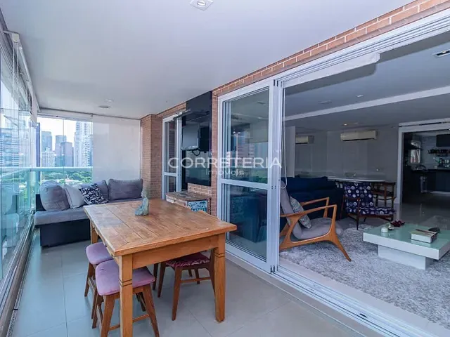 Apartamento com 130m² 3 quartos e 5 banheiros, à venda, no bairro Brooklin em São Paulo