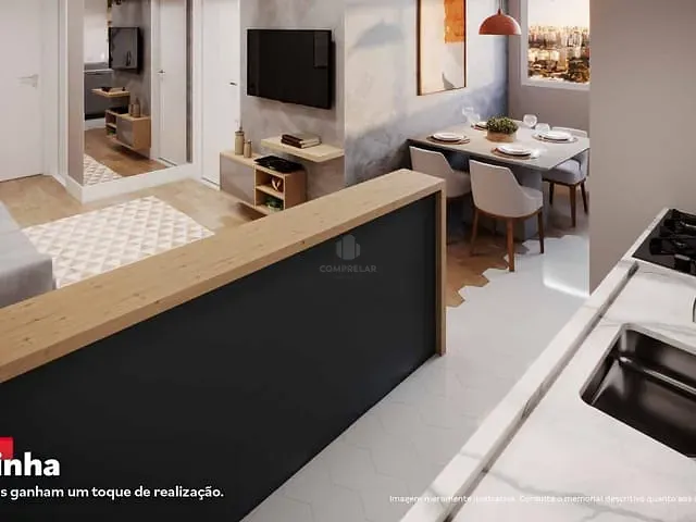 Apartamento 2 quartos e 1 banheiro, à venda, no bairro Barra do Ceará em Fortaleza