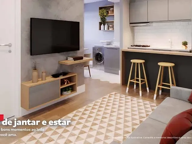 Apartamento 2 quartos e 1 banheiro, à venda, no bairro Barra do Ceará em Fortaleza