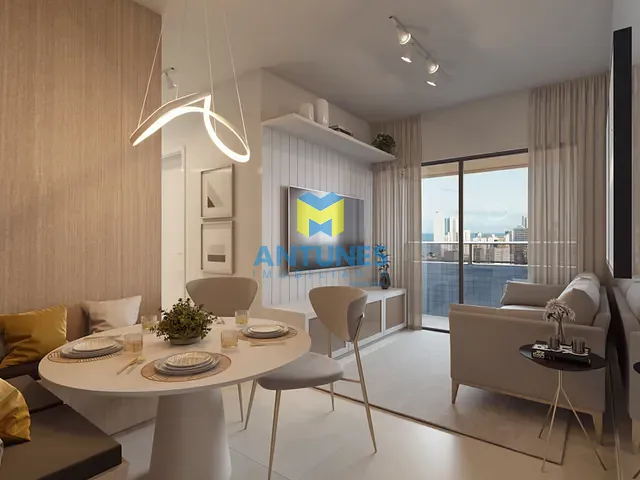 Apartamento com 44m² 2 quartos e 2 banheiros, à venda, no bairro Boa Viagem em Recife