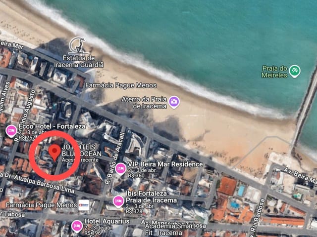 Apartamento 2 quartos e 1 banheiro, à venda, no bairro Meireles em Fortaleza