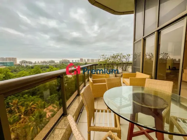 Apartamento 4 quartos e 6 banheiros, à venda, no bairro Barra da Tijuca em Rio de Janeiro