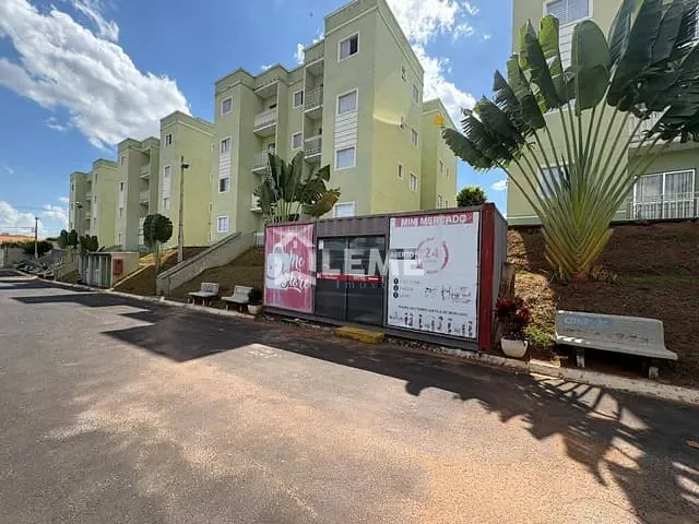 Apartamento 2 quartos e 1 banheiro, à venda, no bairro Residencial Samambaia em Mococa