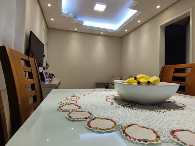 Foto do Apartamento - Apartamento de 2 Quartos, Todo Decorado com Teto Rebaixado em Gesso e Sanca, Bancadas em Granito Mediterrâneo à venda, Cabral, Contagem, MG | Fifty Imóveis