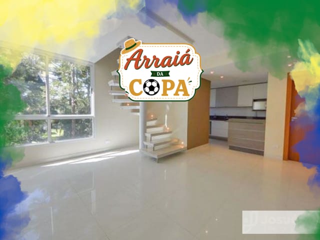 Apartamento 2 quartos e 3 banheiros, à venda, no bairro Ahú em Curitiba