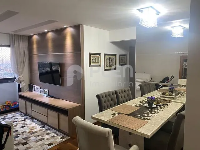 Apartamento com 65m² 2 quartos e 3 banheiros, à venda, no bairro Parque Peruche em São Paulo