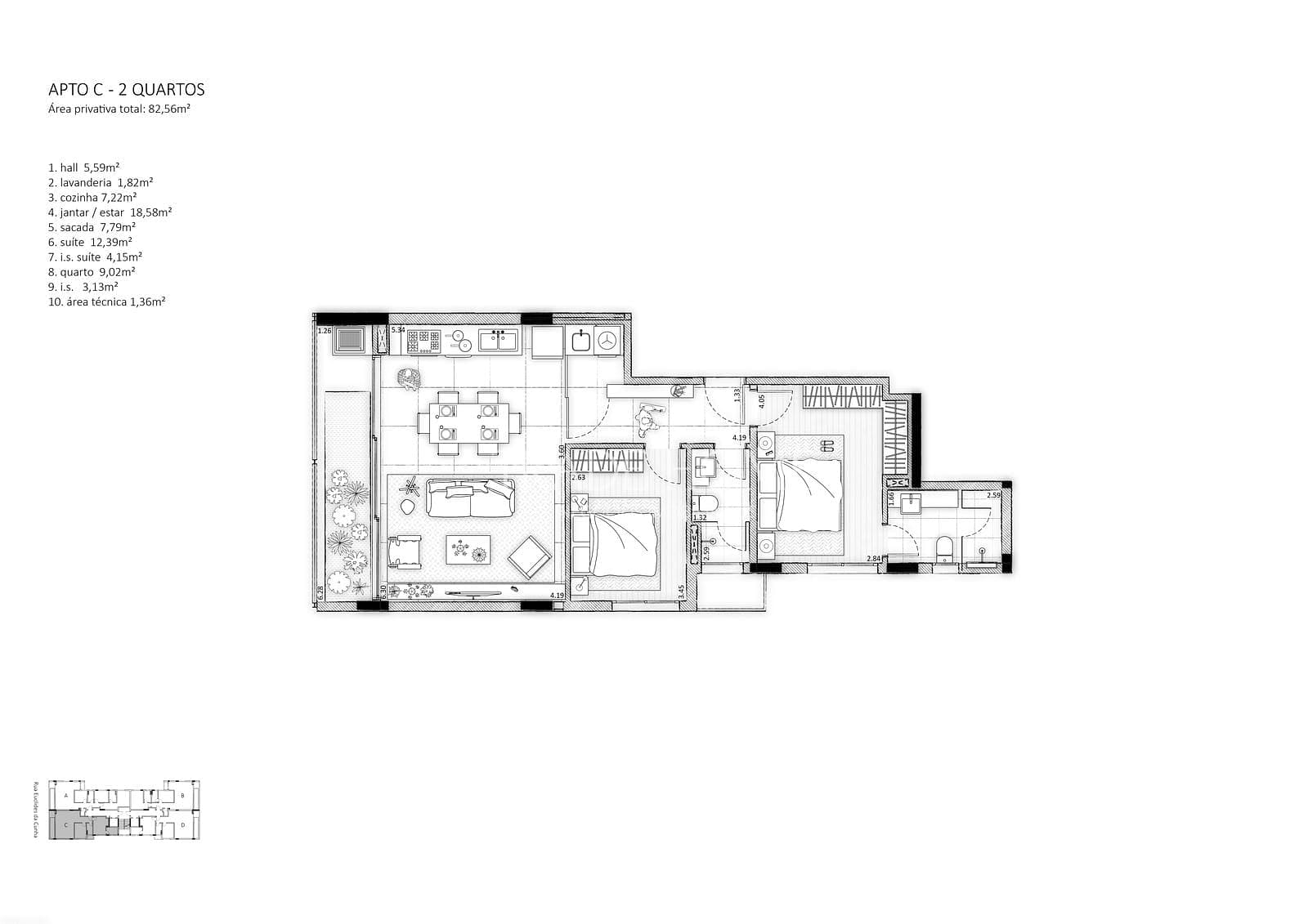 Apartamento, 2 quartos, 82 m² - Foto 13