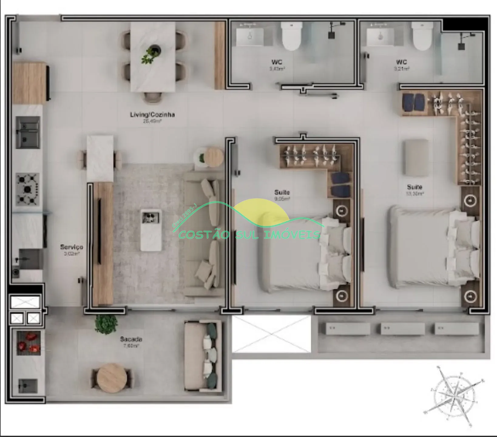 Apartamento, 3 quartos, 111 m² - Foto 32