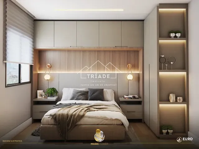 Apartamento 2 quartos e 1 banheiro, à venda, no bairro Estação em Araucária