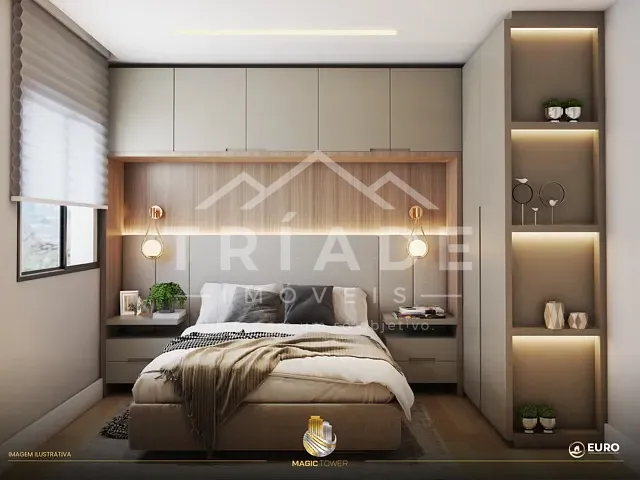 Apartamento 2 quartos e 1 banheiro, à venda, no bairro Estação em Araucária