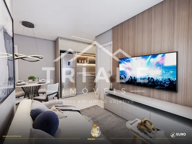 Apartamento 2 quartos e 1 banheiro, à venda, no bairro Estação em Araucária