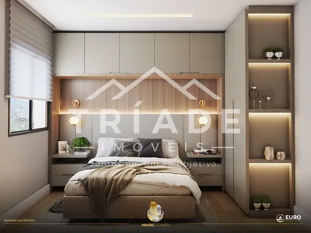 Apartamento 2 quartos e 1 banheiro, à venda, no bairro Estação em Araucária