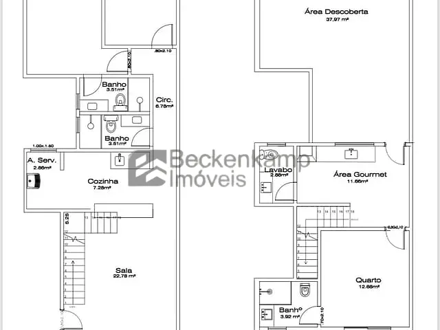 Cobertura / Penthouse 3 quartos e 1 banheiro, à venda, no bairro Jardim Amália em Volta Redonda