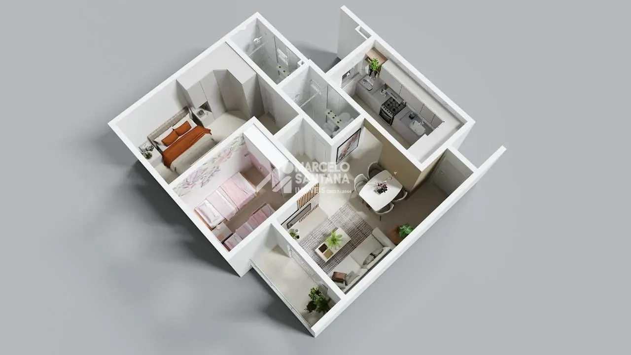 Apartamento, 2 quartos, 45 m² - Foto 17
