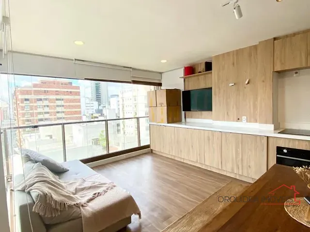 Studio com 46m² 1 quarto e 2 banheiros, à venda, no bairro Vila Nova Conceição em São Paulo