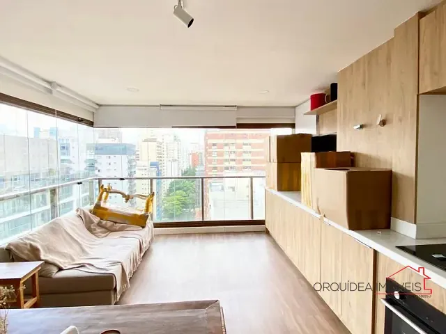 Studio com 46m² 1 quarto e 2 banheiros, à venda, no bairro Vila Nova Conceição em São Paulo