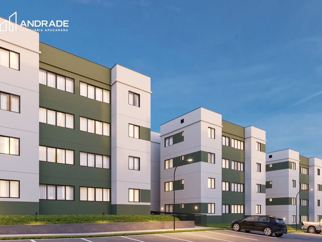 Apartamento 2 quartos e 1 banheiro, à venda, no bairro Jardim Paraíso em Apucarana