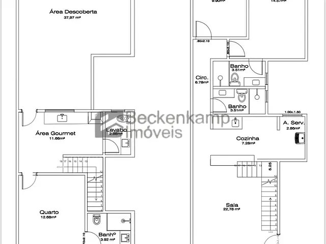 Cobertura / Penthouse 3 quartos e 1 banheiro, à venda, no bairro Jardim Amália em Volta Redonda