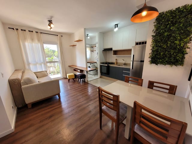 Foto do Apartamento - OPORTUNIDADE!! Apartamento com 2 dormitórios (1 suíte) MOBILIADO para venda, 57 m² - Condomínio Fatto - Jardim Torres São José - Jundiaí/SP | Copette Imóveis