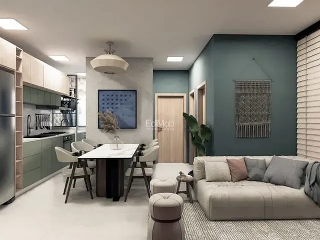 Apartamento com 118m² 2 quartos e 2 banheiros, à venda, no bairro Neva em Cascavel