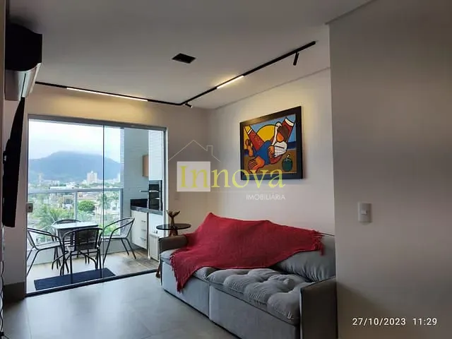 Apartamento com 74m² 2 quartos e 1 banheiro, à venda, no bairro Indaiá em Caraguatatuba