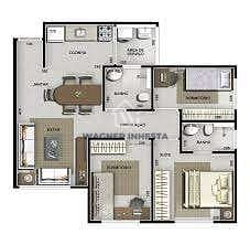 Apartamento à venda com 3 quartos, 62m² - Foto 33