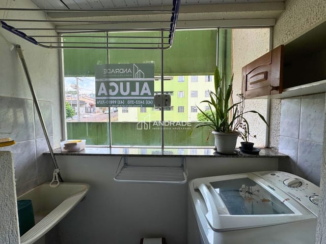 Apartamento com 58m² 3 quartos e 1 banheiro, para alugar, no bairro Loteamento Residencial Villágio Di Roma em Apucarana