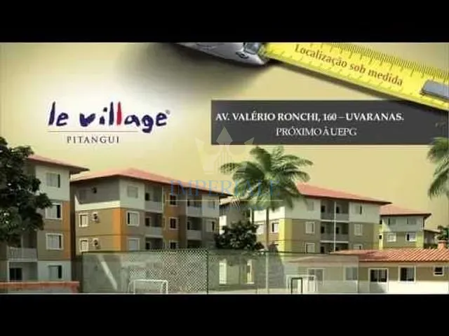 Apartamento com 55m² 2 quartos e 1 banheiro, à venda, no bairro Uvaranas em Ponta Grossa