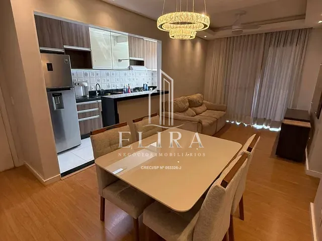 Apartamento 3 quartos e 2 banheiros, à venda, no bairro Vila Brasil em Santa Bárbara D'Oeste