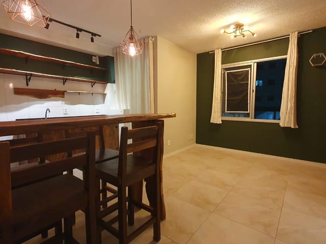 Apartamento 2 quartos e 1 banheiro, para alugar, no bairro Bom Viver em Biguaçu