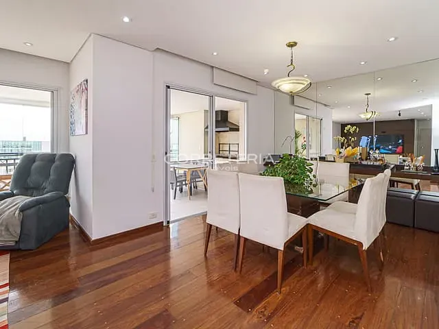 Apartamento com 178m² 3 quartos e 4 banheiros, à venda, no bairro Brooklin em São Paulo