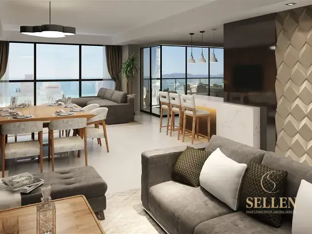 Apartamento 4 quartos e 5 banheiros, à venda, no bairro Meia Praia em Itapema