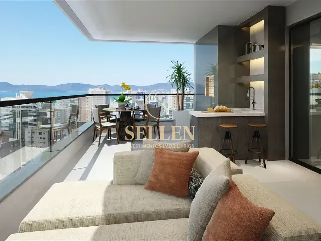 Apartamento 4 quartos e 5 banheiros, à venda, no bairro Meia Praia em Itapema