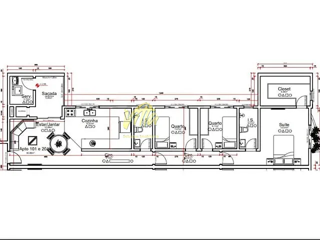 Apartamento 3 quartos e 2 banheiros, à venda, no bairro Porto das Laranjeiras em Araucária