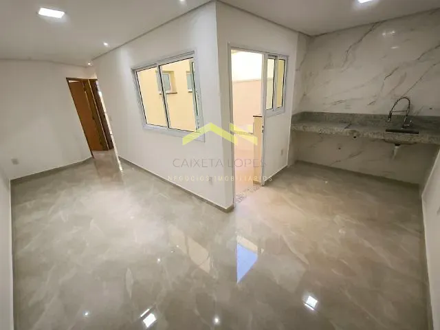 Apartamento com 50m² 2 quartos e 1 banheiro, à venda, no bairro Jardim Santo Antônio em Santo André